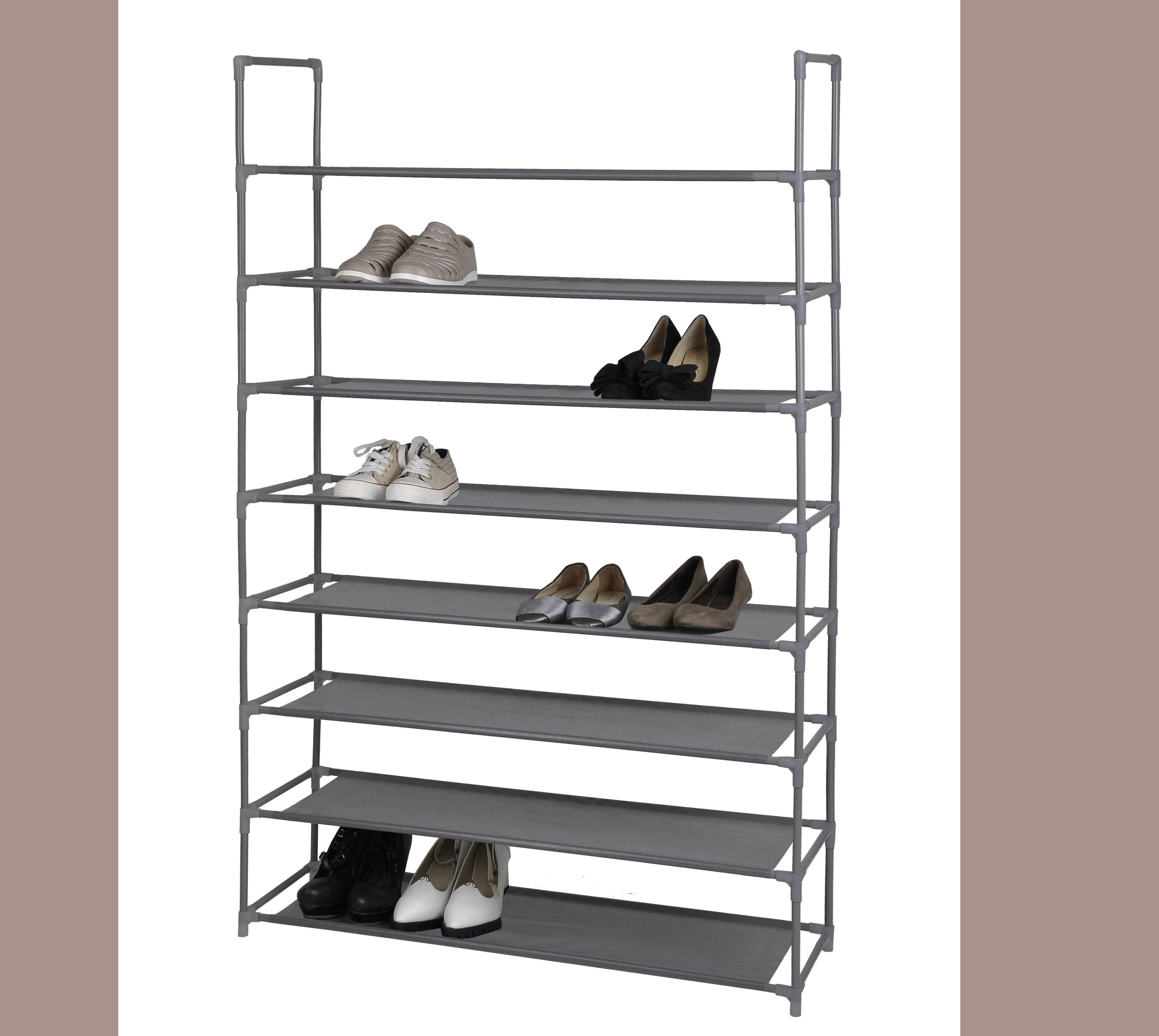 8Tiers Space Saving 24 pairs Shoe Rack Shoe Storage Cabinet Tower Organizer