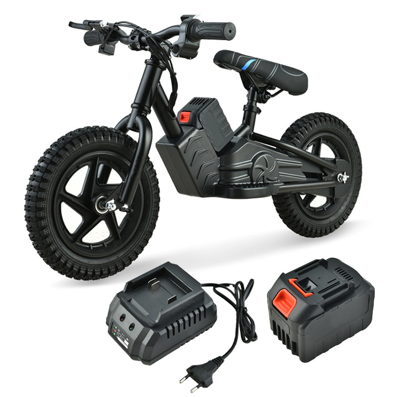 USA Warehouse Lithium Battery Powered Children Riding 16inch Electric Bicycle Toy Kids Balance Dirt Bike For Children