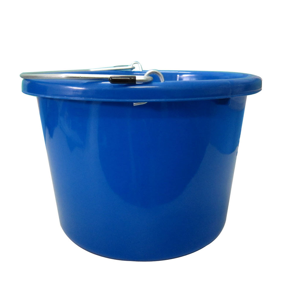 China Factory Light Weight Plastic cleaning buckets,water barrel,Feeder Pail 8L with handle