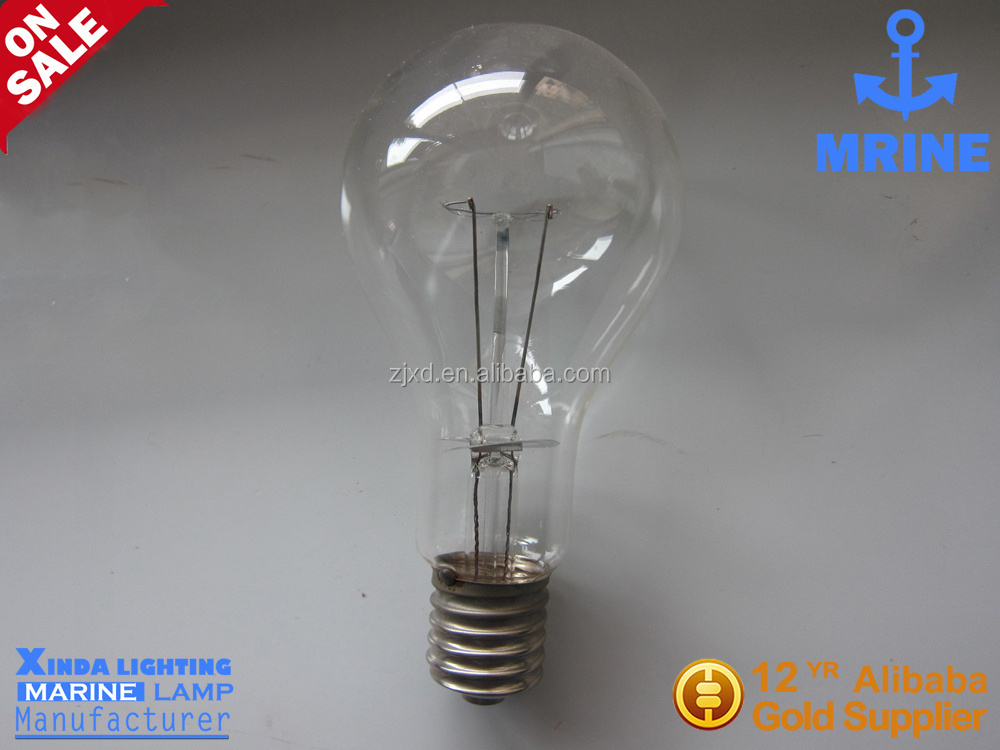 110V/220V 300W/500W E40 high power Incandescent bulb Marine Lamp