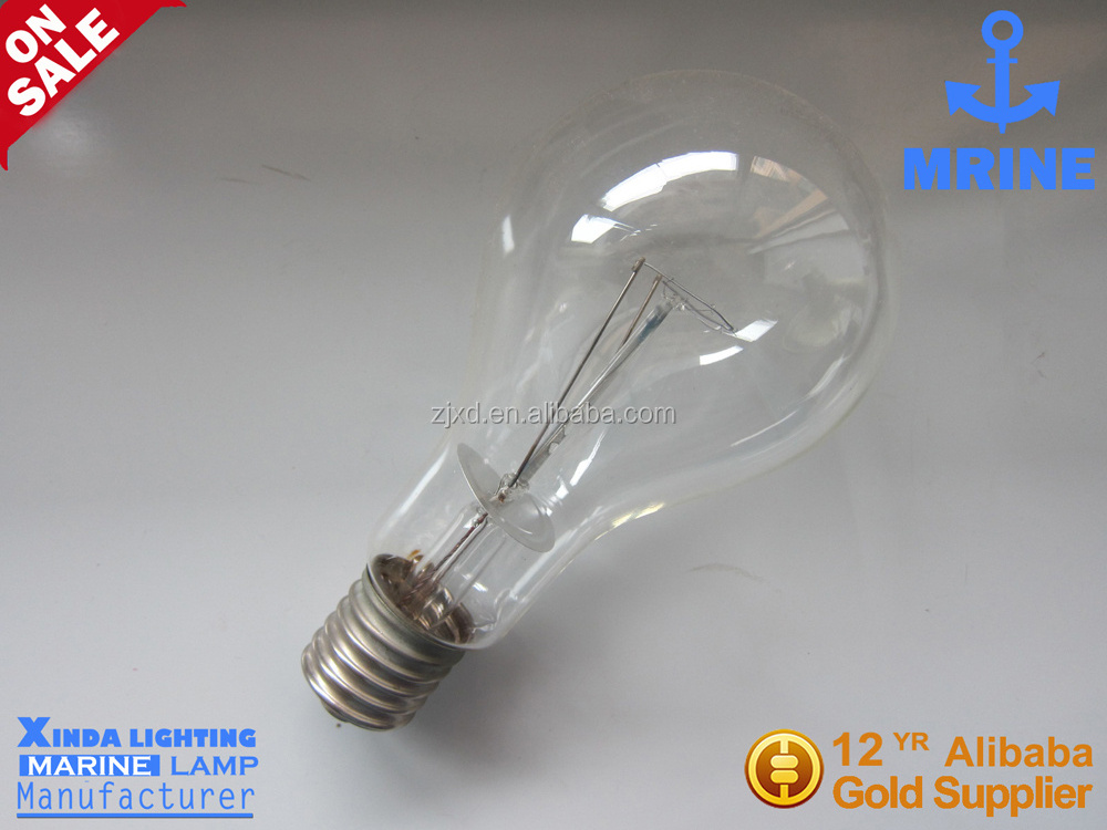 110V/220V 300W/500W E40 high power Incandescent bulb Marine Lamp