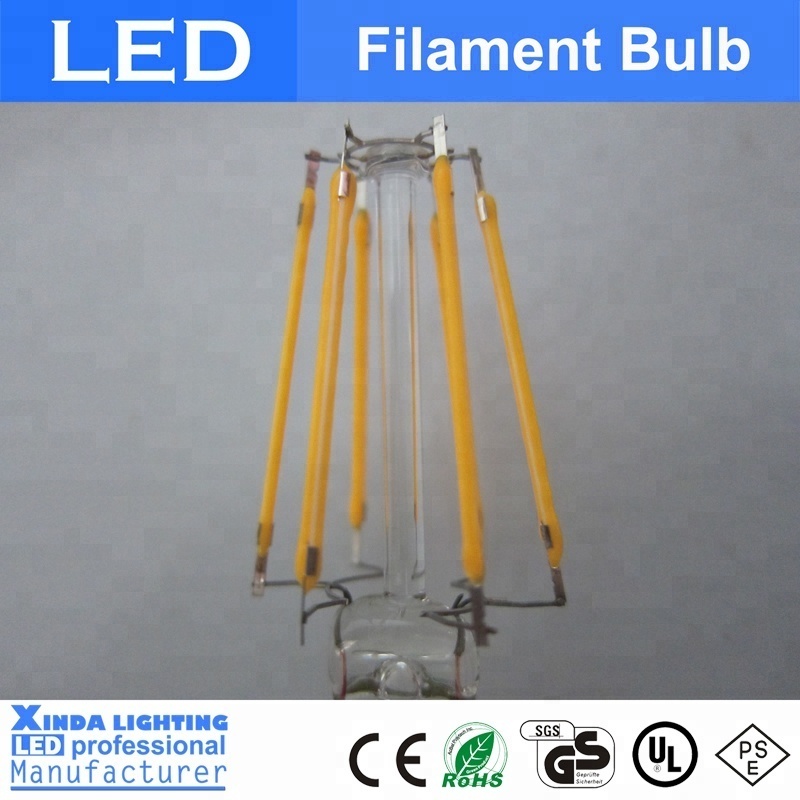 Factory direct sale clear T38 6W P28S led filament bulb navigation lamp