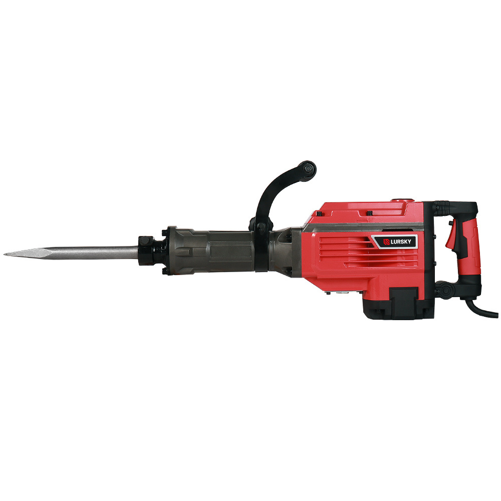 LURSKY Power Tools High Quality Powerful 1500W  concrete breaker demolition drill hammer