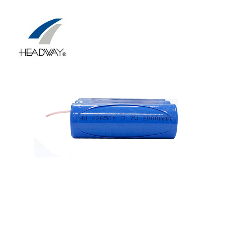 Headway 18650 22650 lithium ion battery for Miner lamp battery