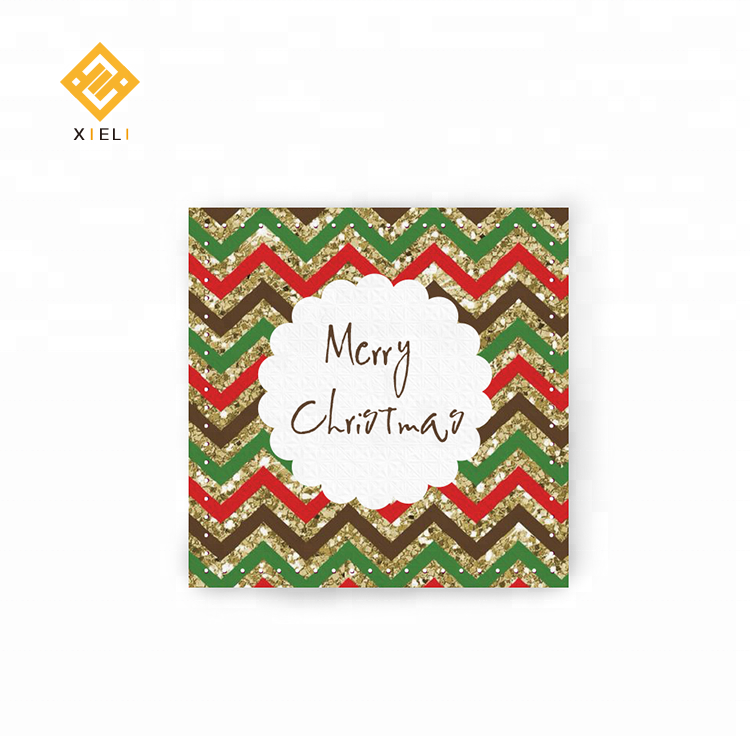 Xieli Hot Selling Customized Party Decoration Napkins For Christmas Paper Napkin