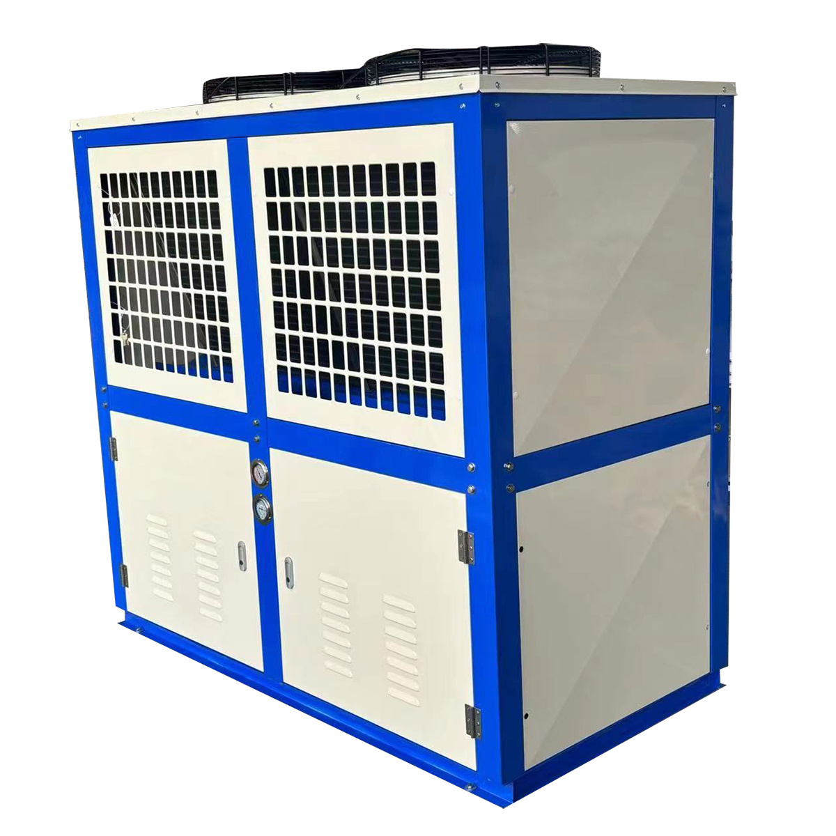 air cooled condenser vertical discharge outdoor condensing unit long service life