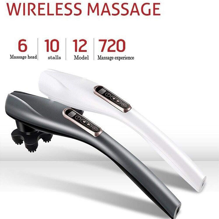 Cordless Rechargeable Portable Handy Electric Massage Machine Full Body Infrared Handheld Percussion Hammer Massager