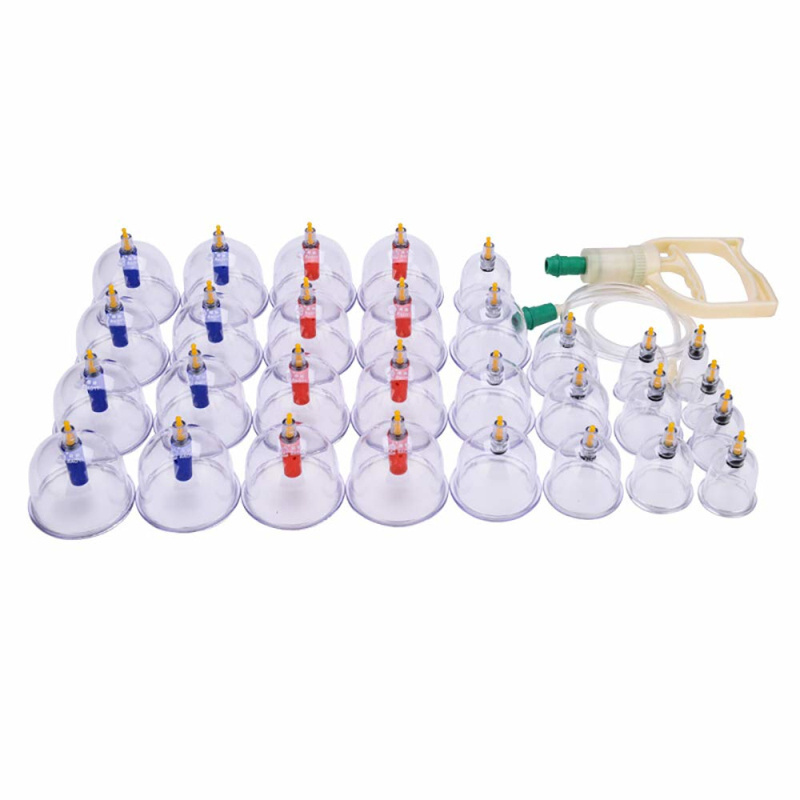 NEW VACUUM CUPPING SET 24 CUPS Therapy Massage cupping best Acupuncture needles