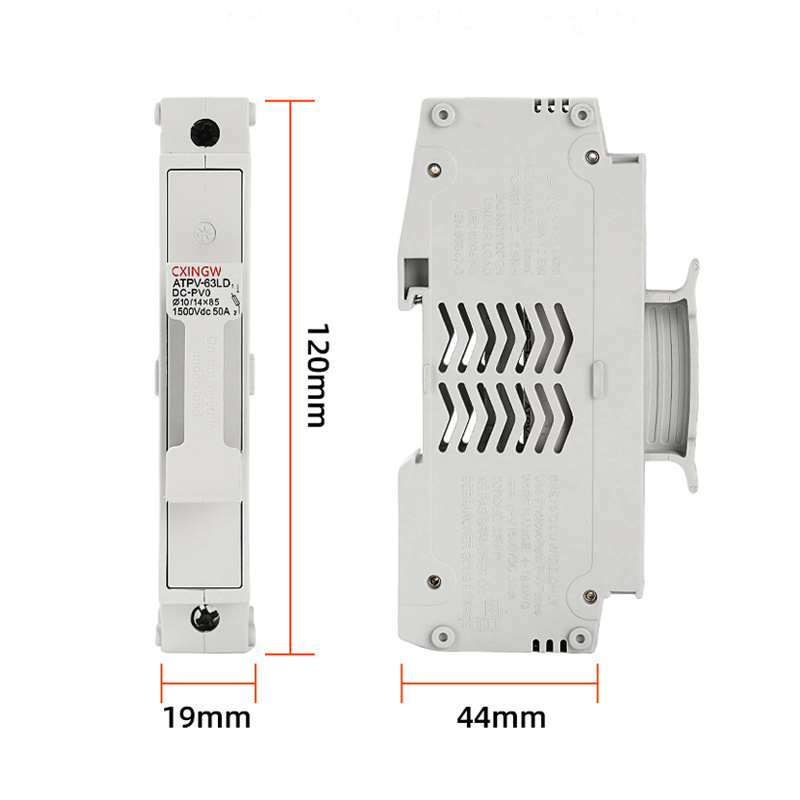 High Quality low voltage dc Solar power photovoltaic fuse and fuse holder 1500V