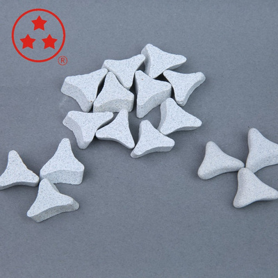 Tri-star  Metal Deburring Polishing Tumbling Media Vibratory Finishing Media  for Finishing Grinding Deburring  Ceramic  Media