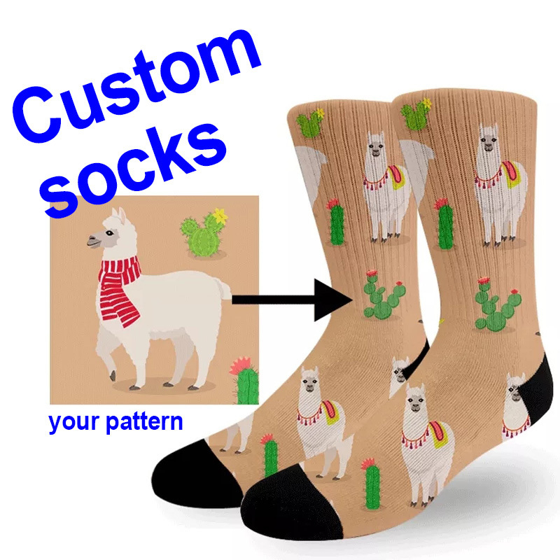 XY-283 Neutral Unisex Custom Design Your Own Photo Face Socks Personalized Custom Sublimation Printing Socks