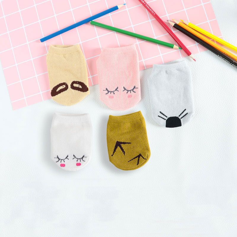 Good Sell Toe With Silicone Knit Slipper 3D Cartoon Tube Kids Socks