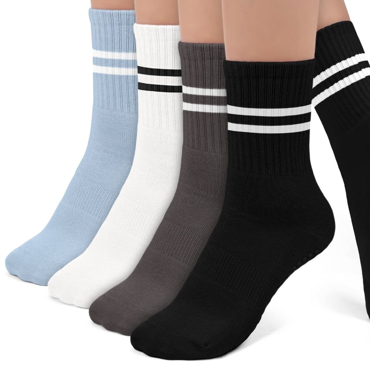 pilates grip cotton yoga socks