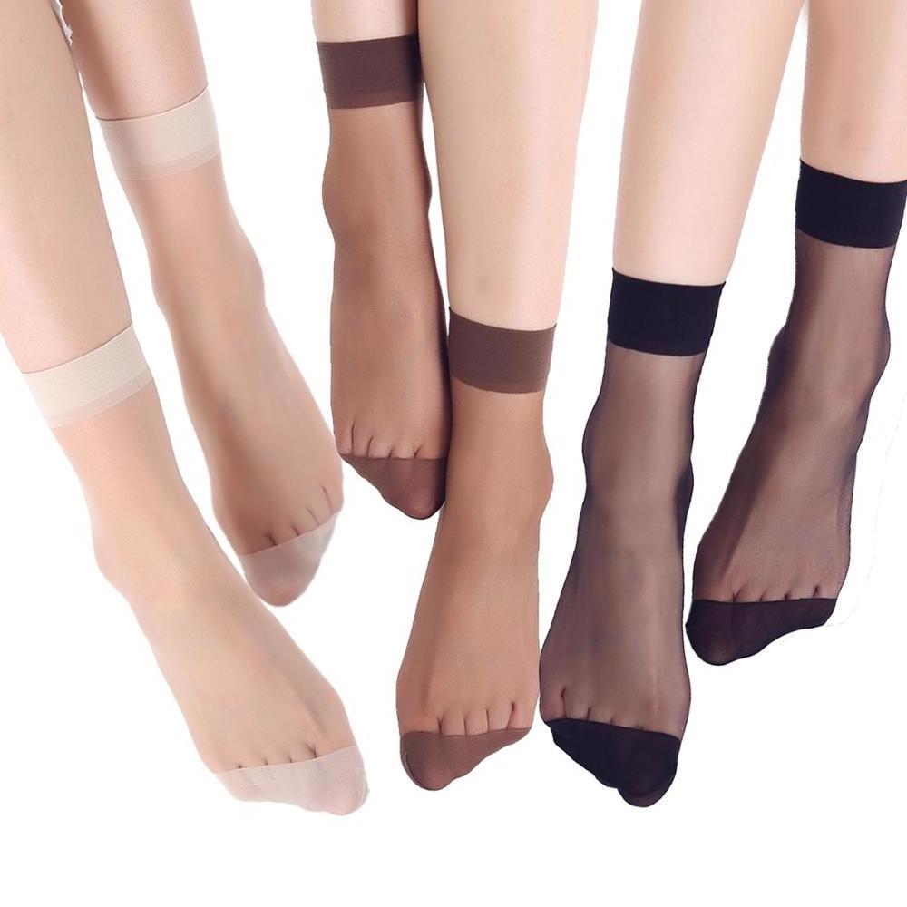 Perfect Quality Transparent Glossy Pantyhose Fashion Old Women In Tights