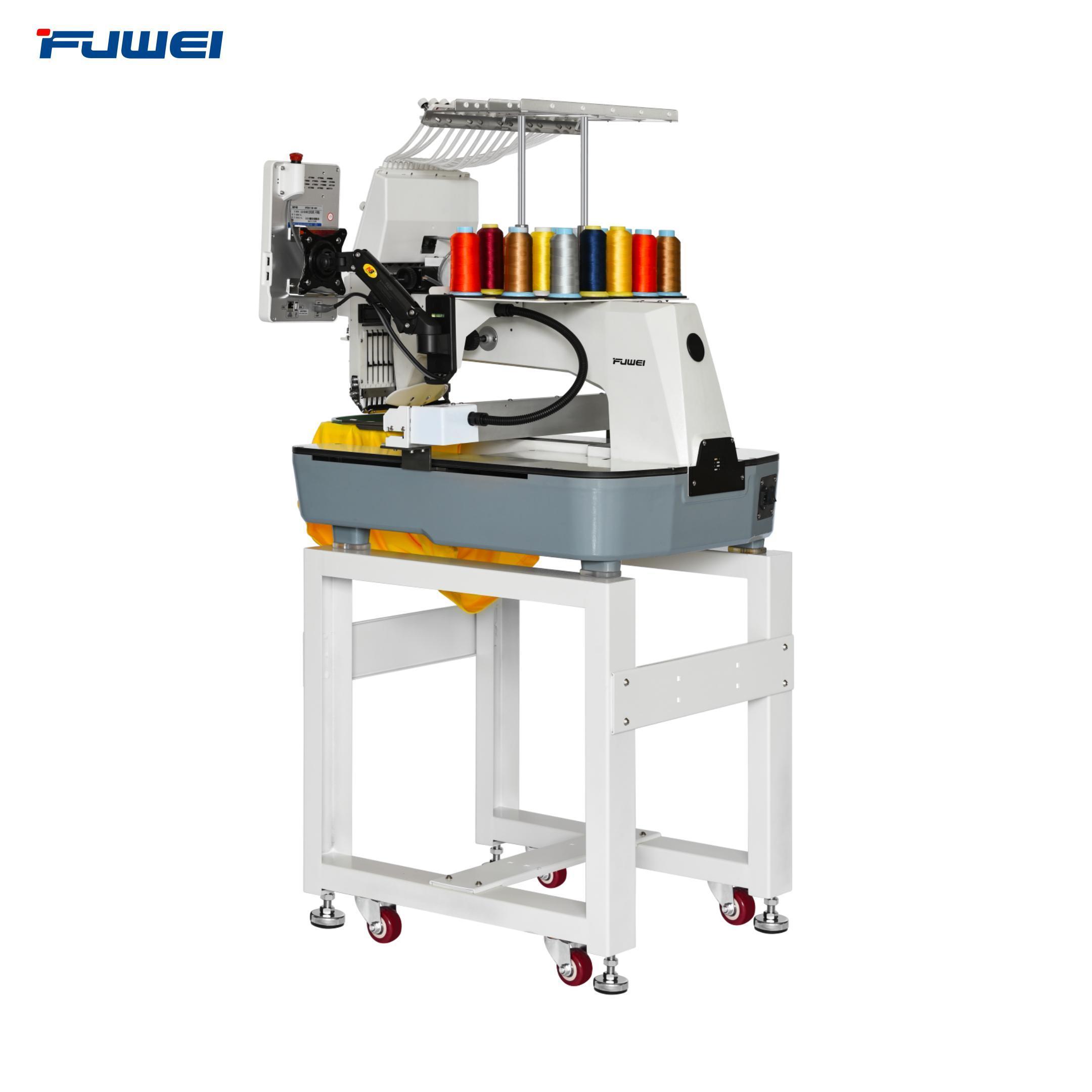 FUWEI Newest computer embroidery machine with tajima embroidery machine price for home use as tajima embroidery machine