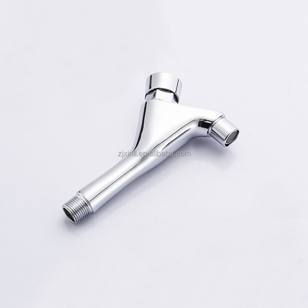 X10201 Model Wall Mounted Chrome Finish Brass Material of Luxury Self Closing Timing Delay Faucet