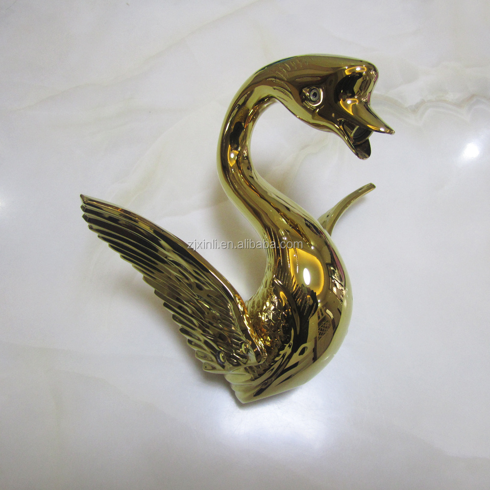 X9615B1 Glod Color Brass Material Artistic Swan Basin Faucet