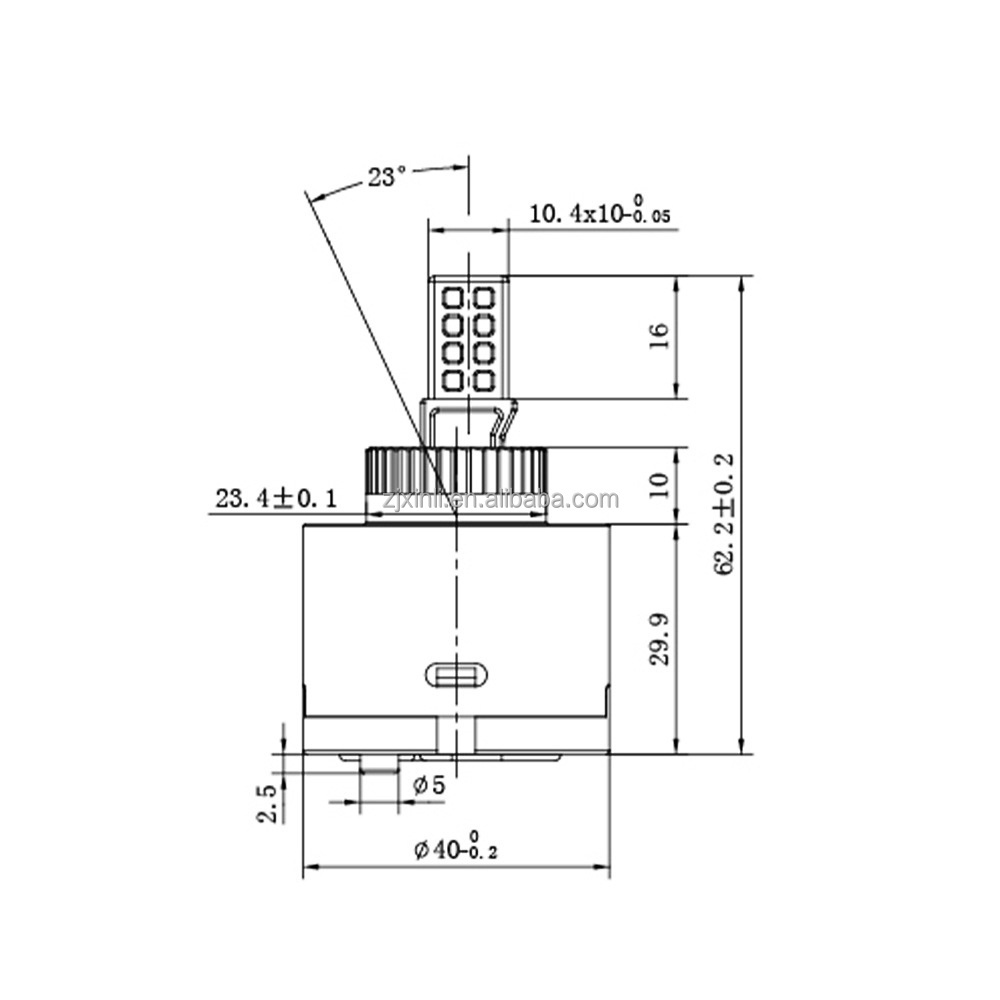 X3370 Faucet Accessories 40MM Tap Ceramic Flat Cartridge