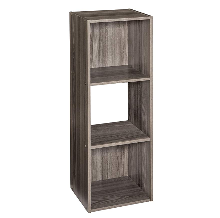 modular wooden Rack Stackable bookshelf Organizer Storage Cabinet wood cube Shelf For living room