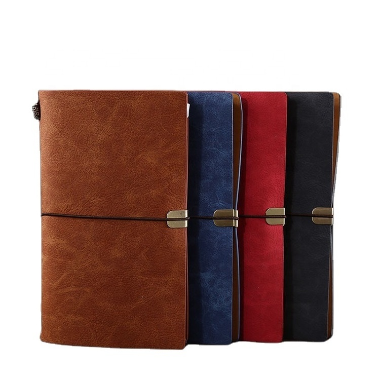 Hot Sale Dairy Travel Portable Pocket Planner Leather Vintage A5 Notebook