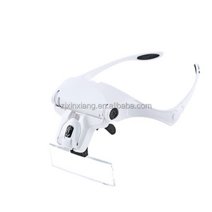 interchangeable optical surgical lens doctor tool operation magnifying glass with headlight