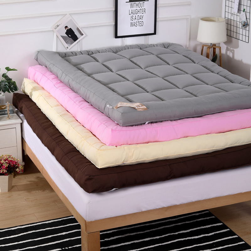 100% Polyester  Custom King/queen/full Size Thick Mattress Waterproof Mattress Pad Soft Mattress Topper