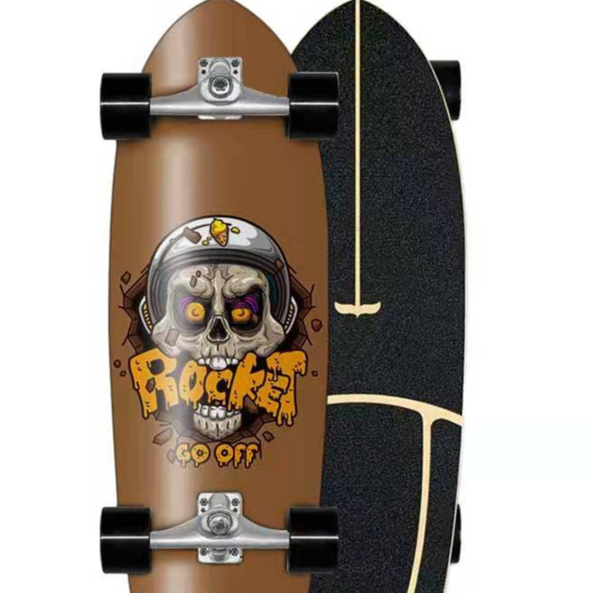 80cm 9 Layers Maple Wood Decks Outdoor Street Sport Customized Skateboard For Beginner Adults Wood Skate Board