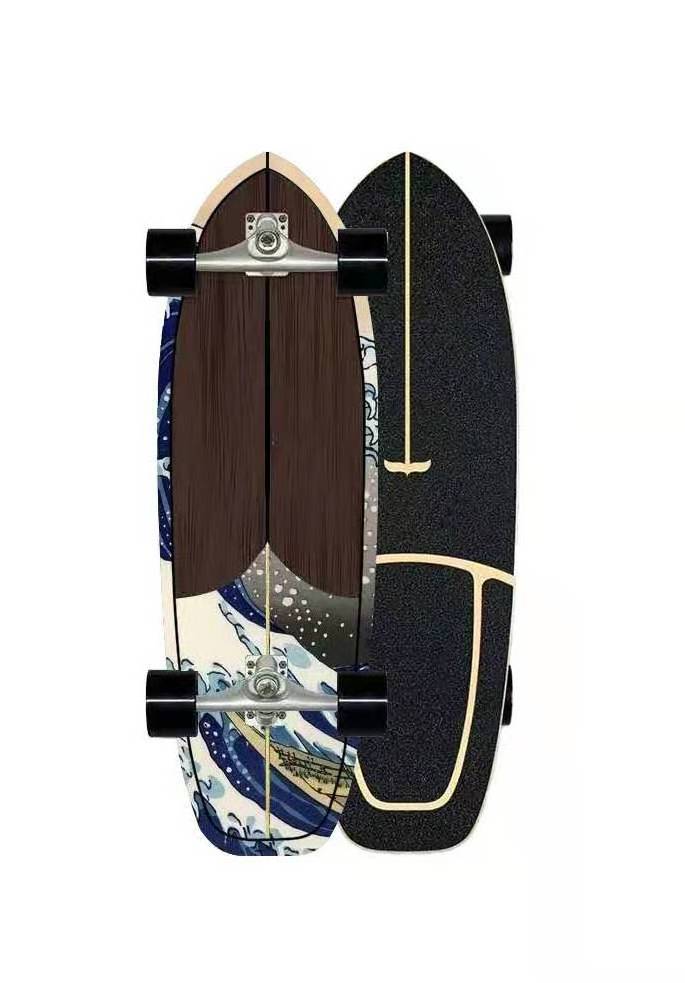 80cm 9 Layers Maple Wood Decks Outdoor Street Sport Customized Skateboard For Beginner Adults Wood Skate Board