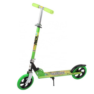 Manufactory Wholesale Adult Folding Kick Scooter With 2 200mm Big Wheels Portable Foldable Adult Pedal Scooter