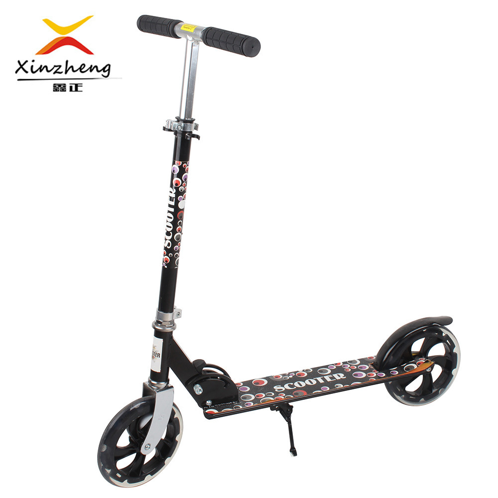 Manufactory Wholesale Adult Folding Kick Scooter With 2 200mm Big Wheels Portable Foldable Adult Pedal Scooter