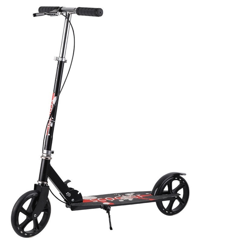 2 big wheel adult foot scooter folding scooter big wheel adult Urban kick foot scooter with handbrake