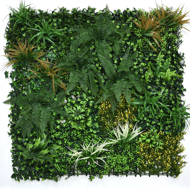 Outdoor Green Vertical Moss Square Plant Patio Indoor Faux Wall Panels for Office