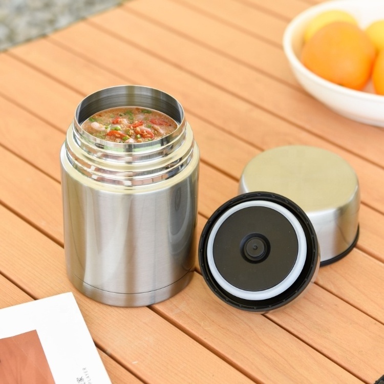 Stainless Steel Lunch Box Drinking Cup Food Thermal Jar Insulated Soup Containers lunchbox With Spoon