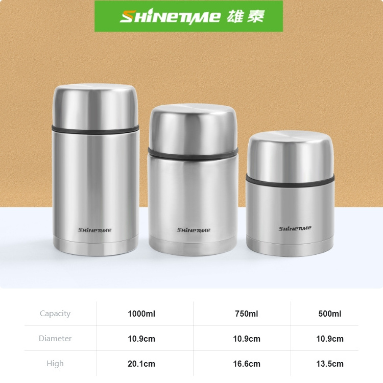 Stainless Steel Lunch Box Drinking Cup Food Thermal Jar Insulated Soup Containers lunchbox With Spoon