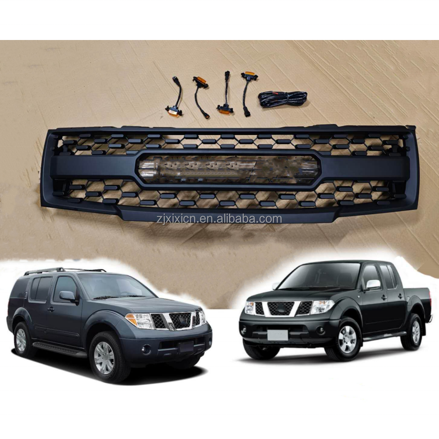 Front Grille Meshwork Chromed Front Grill for Nissan Pathfinder 2005-2008