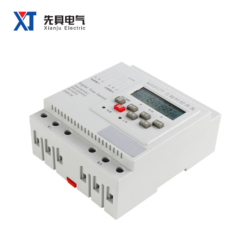 KG317T 3 Phases Motor Timing Control Switch 16 Times on / off Programmable Timer Switch Circulate Weekly Manufacturer Sale