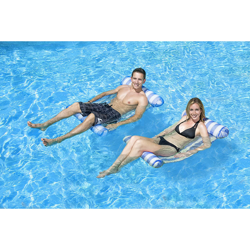 STARUNK Inflatable Pool Floating Water Hammock PVC Floating Bed Inflatable Hammock Above Water for Adults