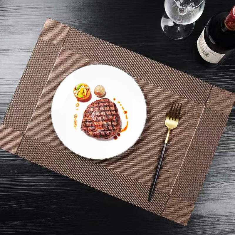 STARUNK Amazon hot selling PVC woven placemat is easy to clean mildew-proof and dustproof table mat