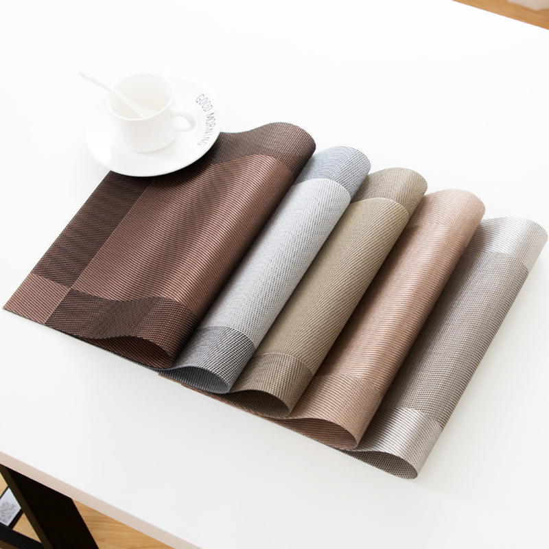 STARUNK Amazon hot selling PVC woven placemat is easy to clean mildew-proof and dustproof table mat