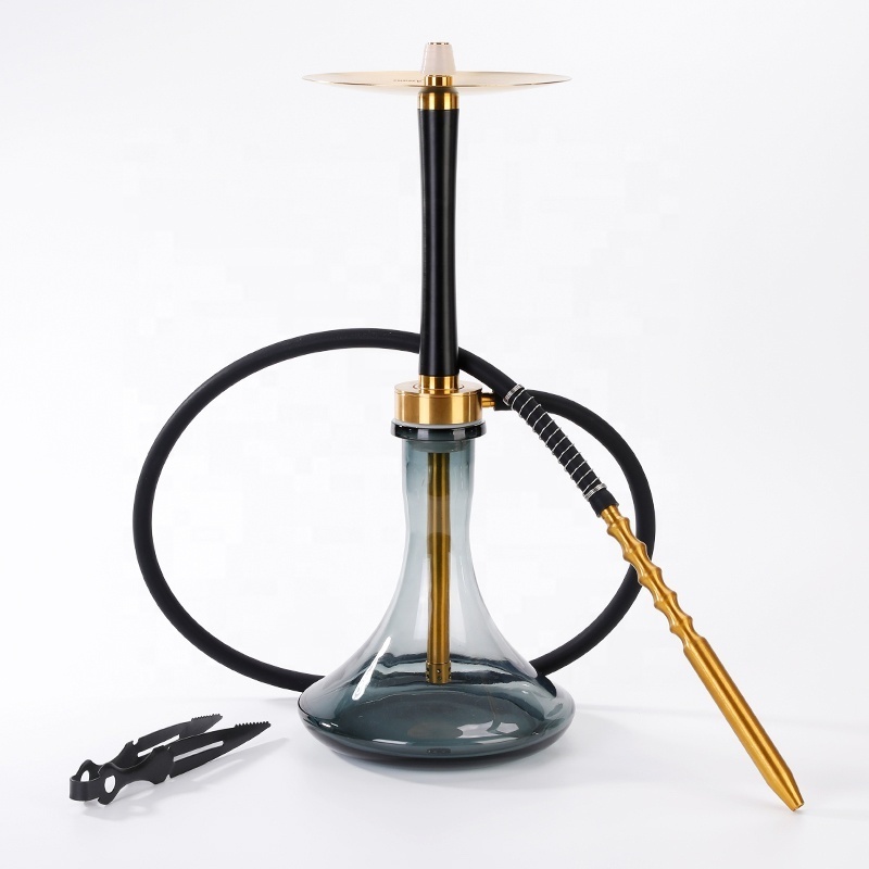 Best Design Shisha Hookah Accessories 59cm Stainless Steel Glass Hookah Shisha In China