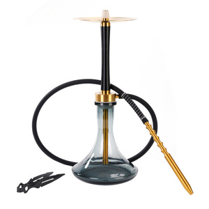 Factory Wholesale Golden Hookah Shisha Set Stainless Steel Hookah