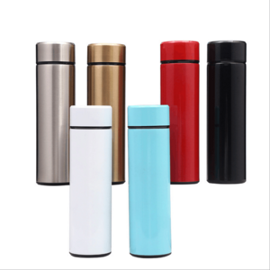 17 Oz Smart Water Bottle Intelligent Water Bottle LED Temperature Display 500ML Stainless Steel Vacuum Insulated Water Bottle