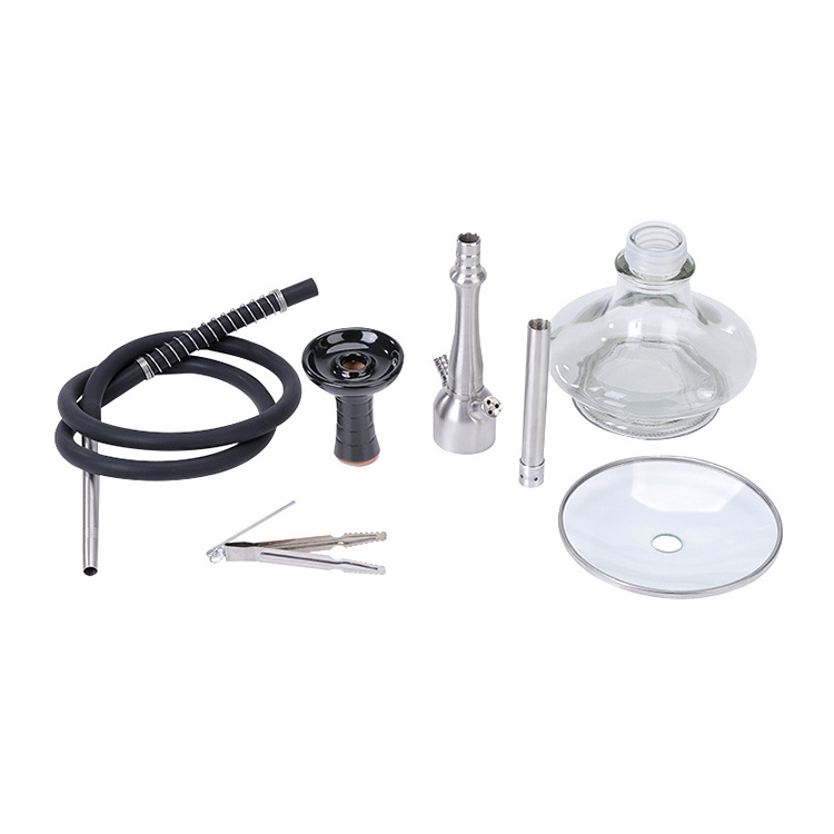 Wholesale Arabian Stainless Steel Shisha Hookah Pot Household Hookah Set With Accessories