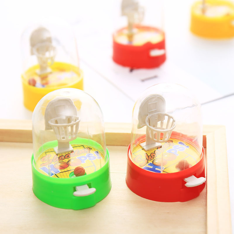 Customized Fun Mini Fingers Sports Basketball Shooting Machine Toy Plastic Table Games Fidget Autism Toy For Kids Boys & Girls