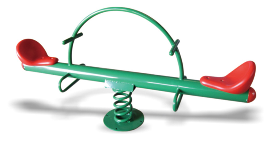 Outdoor double seesaw kindergarten park community outdoor spring seesaw amusement facilities