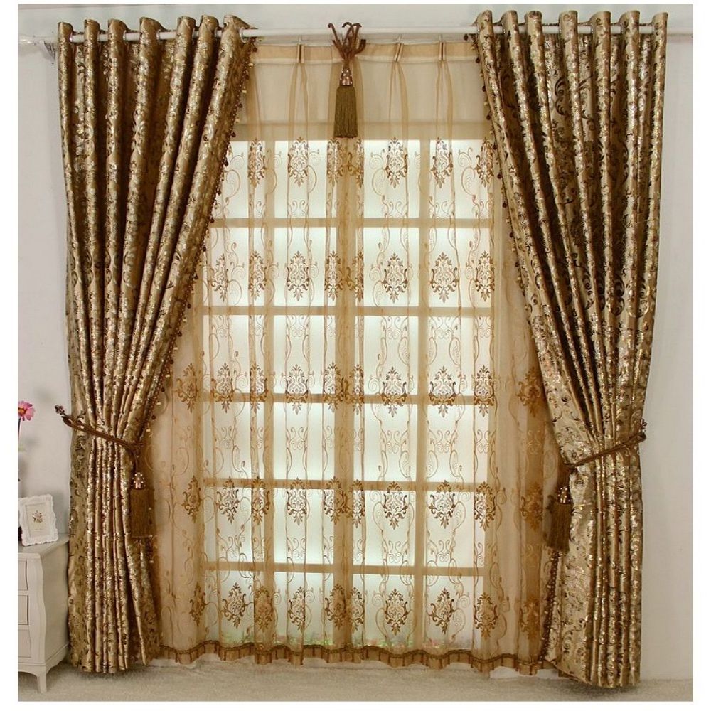 curtains & drapes window panel pleated mosquito net yarn curtain linen