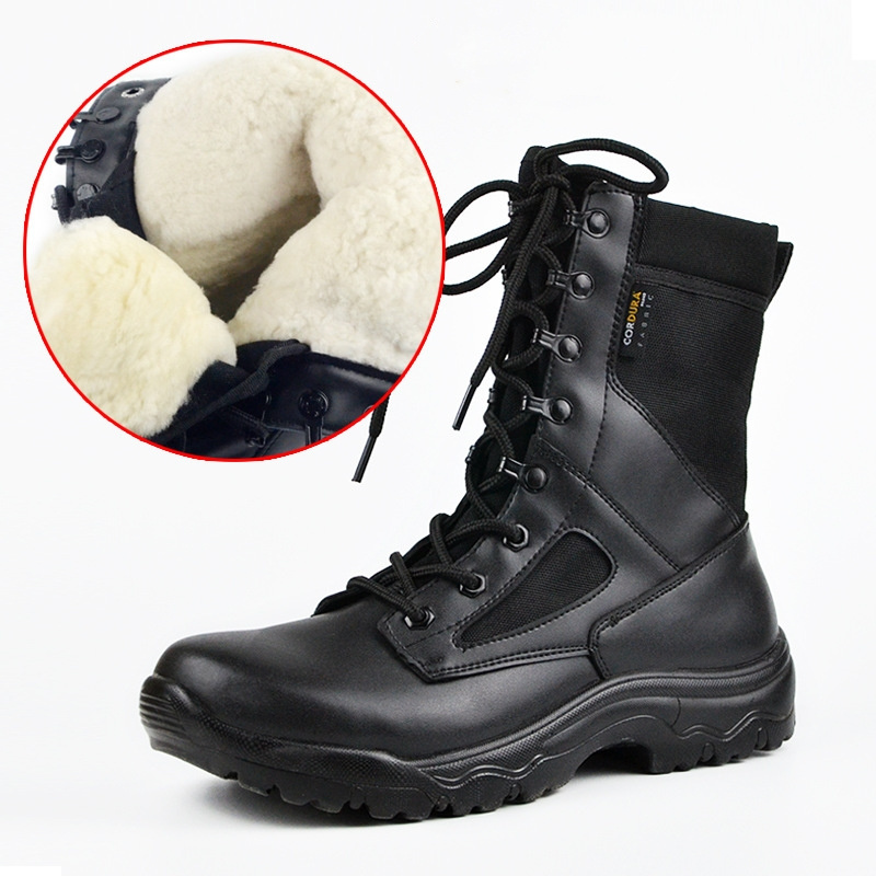 Unisex Light-Weight 511 Size 37-45 Winter Leather High-Cut Combat Tactical Boots for Trekking and Hiking