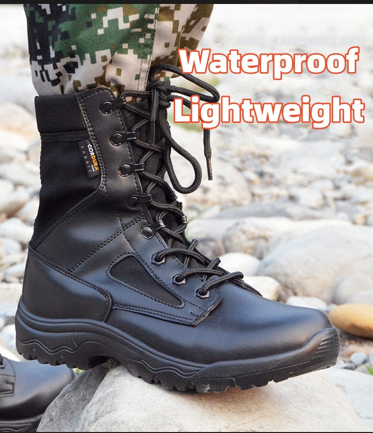 Unisex Light-Weight 511 Size 37-45 Winter Leather High-Cut Combat Tactical Boots for Trekking and Hiking