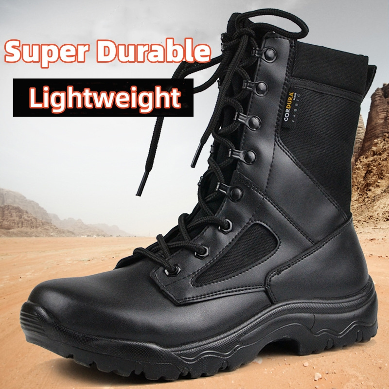 Unisex Light-Weight 511 Size 37-45 Winter Leather High-Cut Combat Tactical Boots for Trekking and Hiking