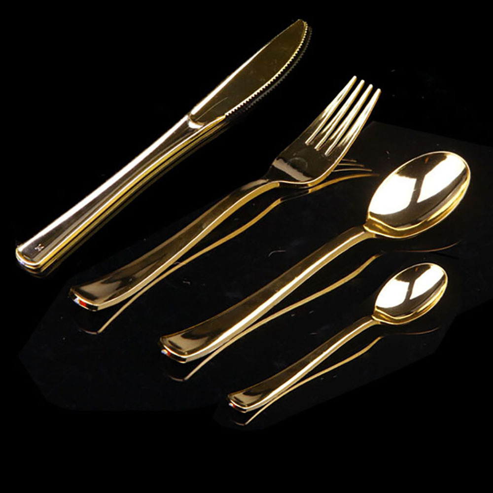 Biodegradable Disposable Plastic Tasting Mini Spoon Knife And Fork Fork Cutlery Set